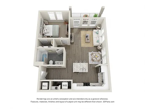 Floor plan A1-MW