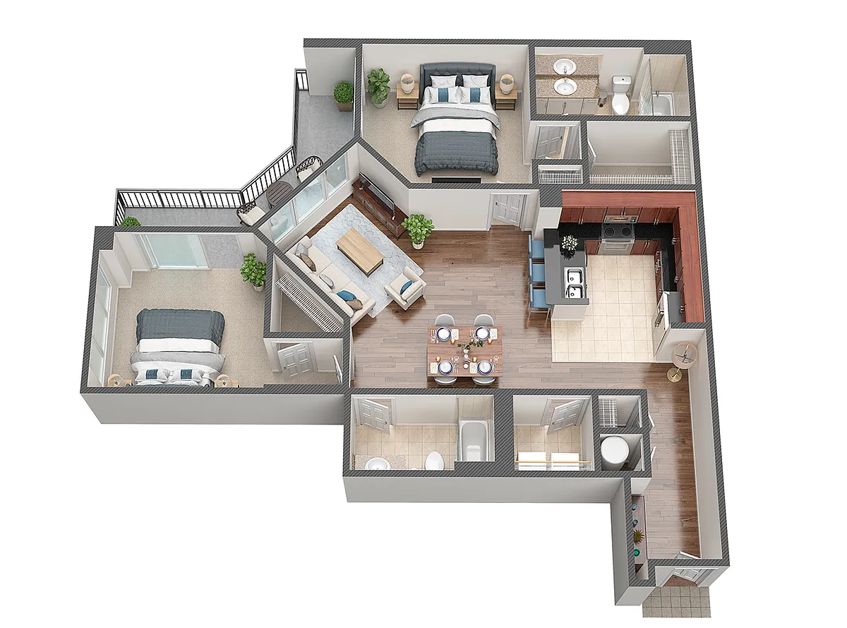 Floor plan B8