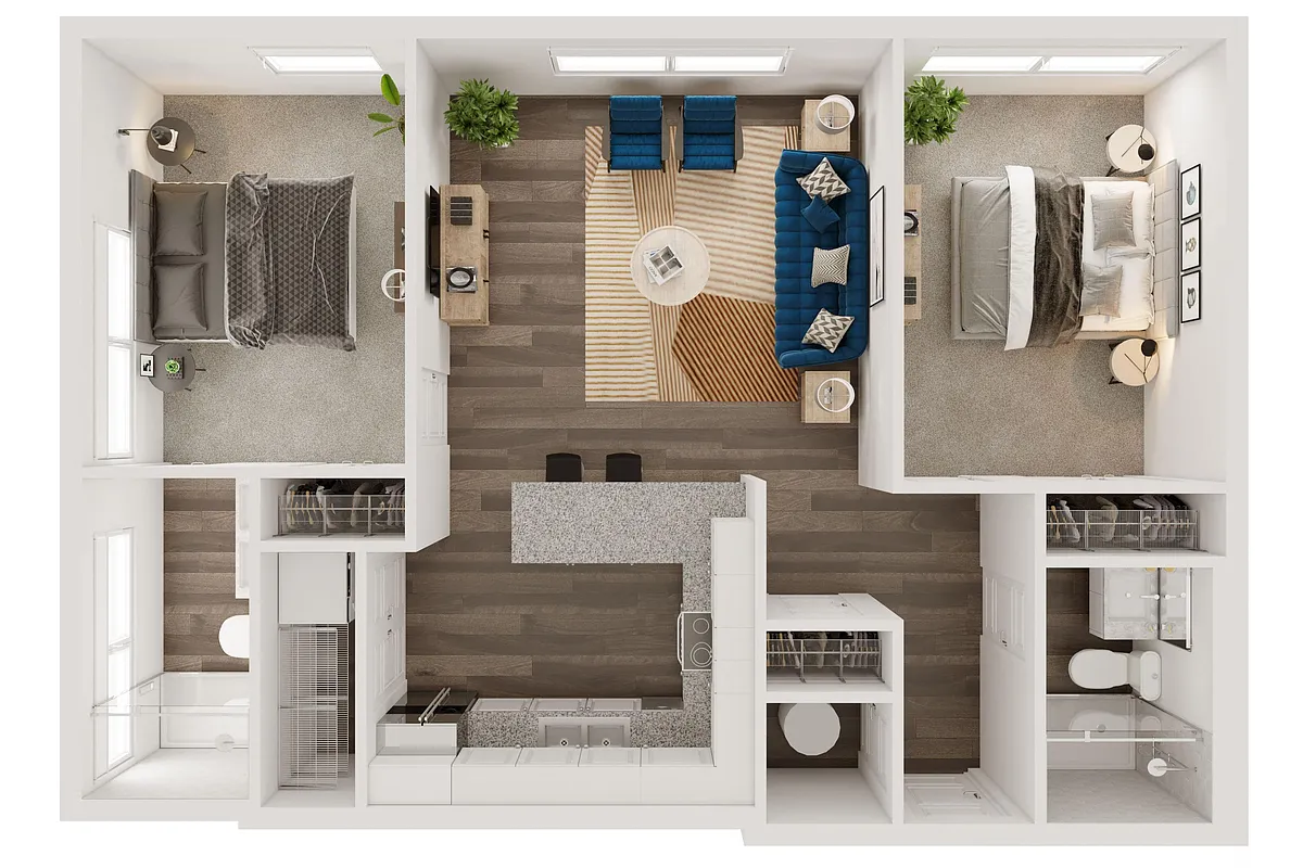 Floor plan B4 - SECOND AVE