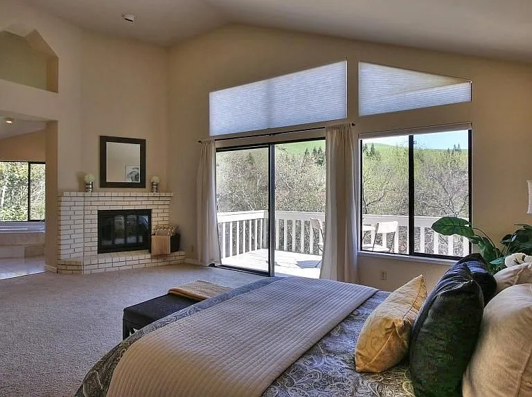 Primary Suite with Fireplace and Tons of Natural Light