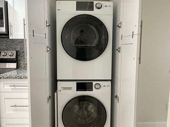 In-unit washer and dryer