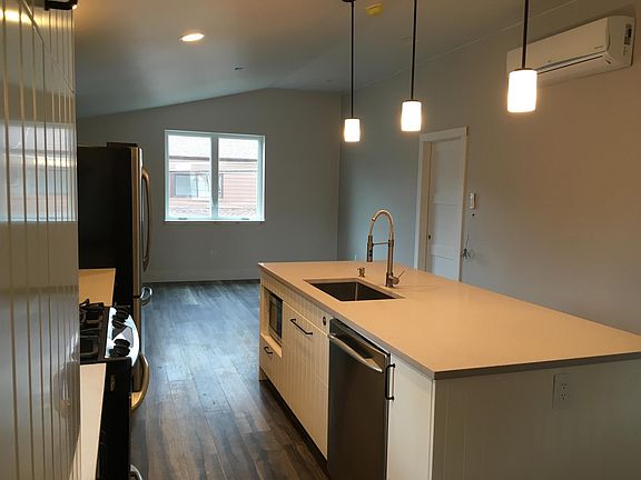 Kitchen toward living room