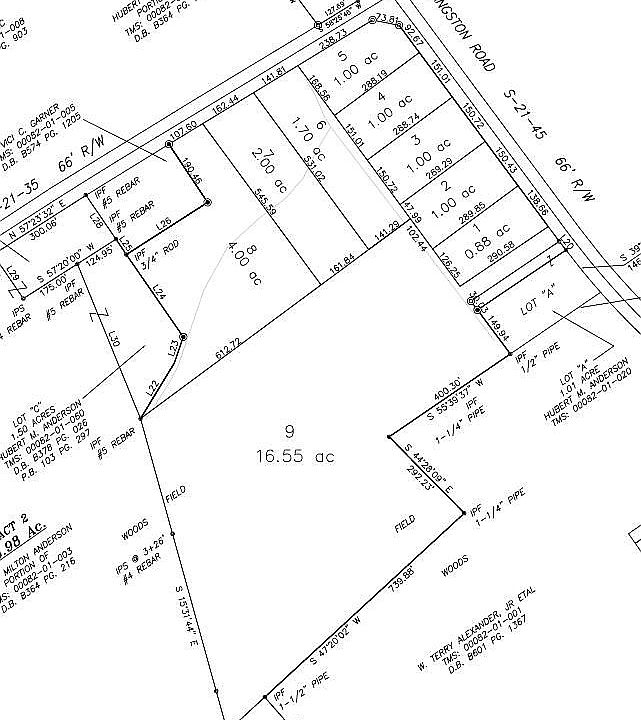 Lots # 1-8 for sale.