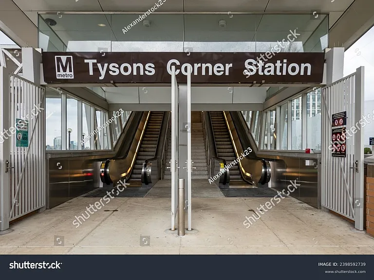 Tysons Metro Station less than 2 miles from the house. There is also Dunn Loring-Merrifield Station less than 1 mile from the house.