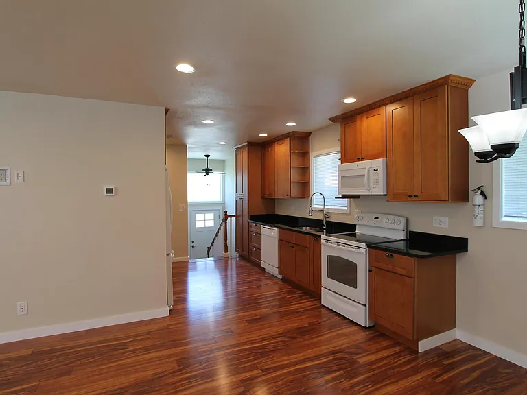 Kitchen, dining.