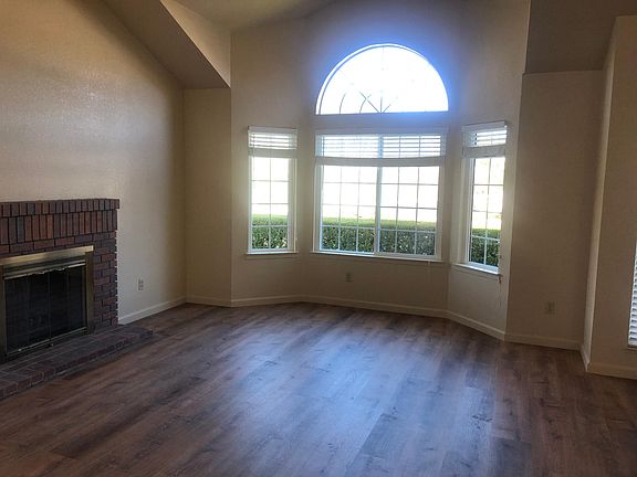 Dining/Living room and fireplace