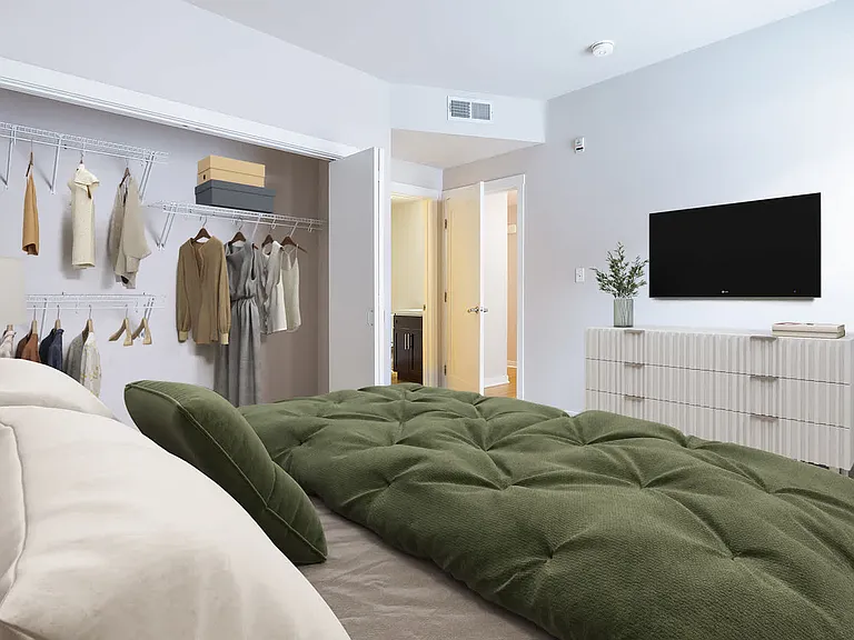 Bedroom with Hard Surface Flooring