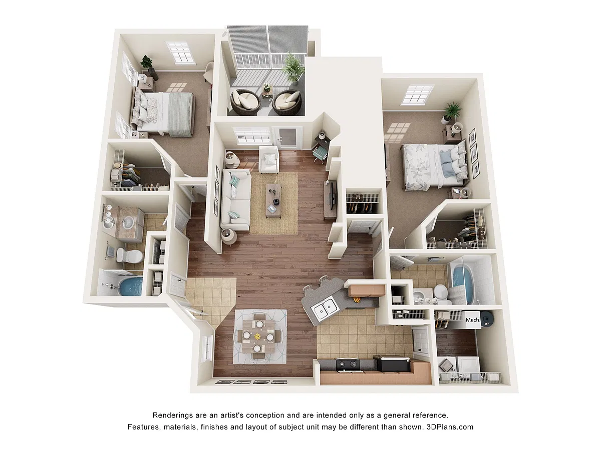 Floor plan Davenport