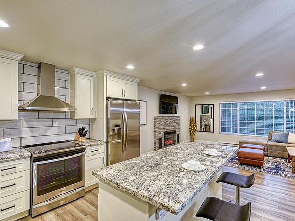Our kitchen is a blend of functionality and chic design.