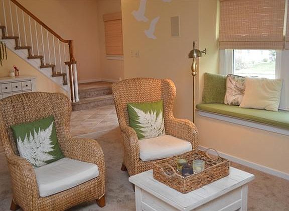 Living Room With Large Window Seat