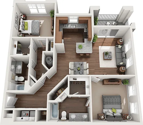 Floor plan 2C