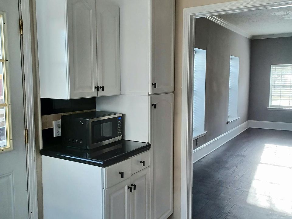 View of pantry area- microwave doesn't stay
