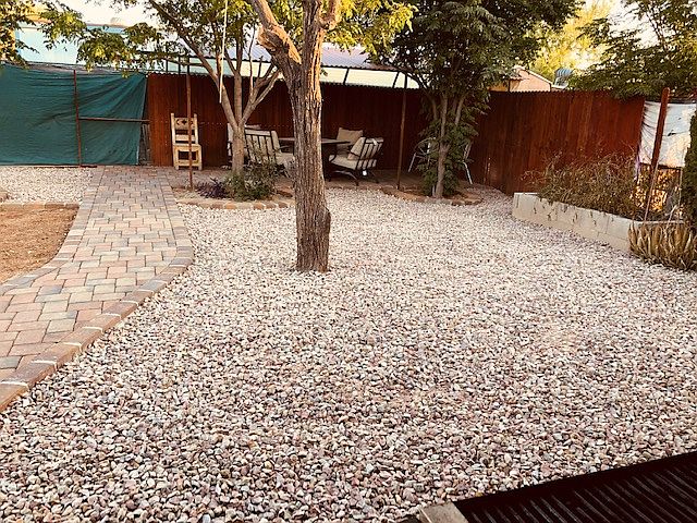 back yard