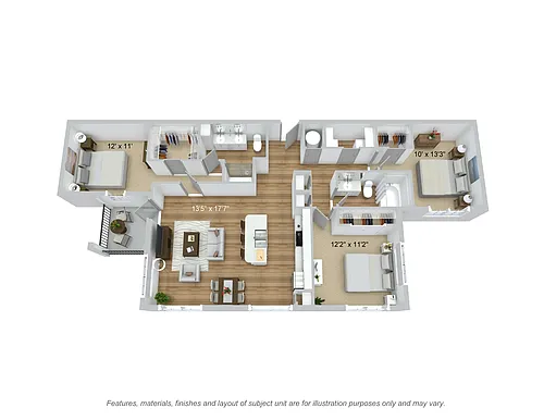 Floor plan Ticket 3.2