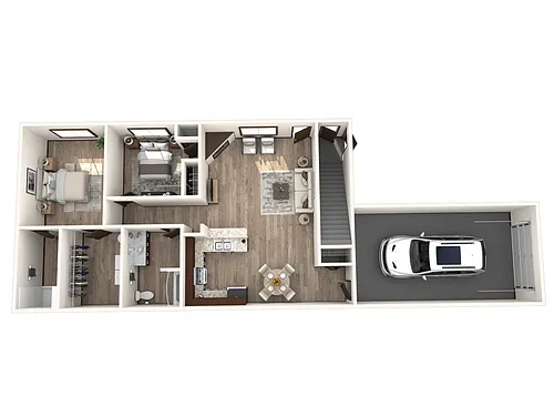 Floor plan 2B/2B Torrey