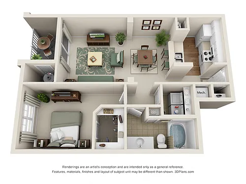 Floor plan The Athens