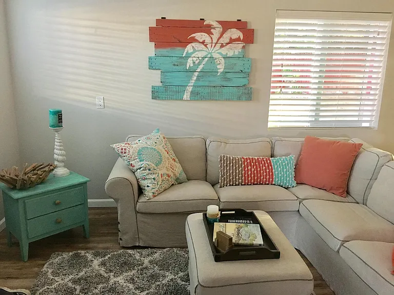 Back living space with window to back yard