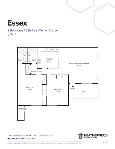 Floor plan The Essex