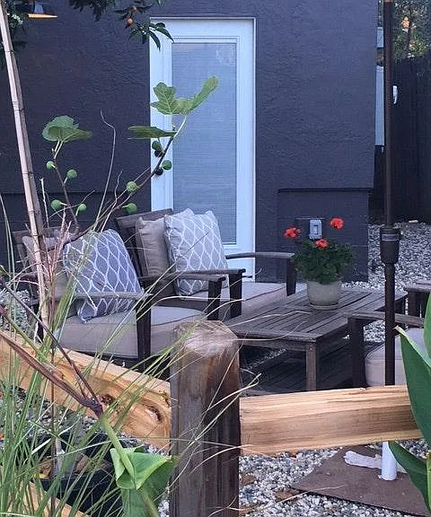 Fenced in Terrace