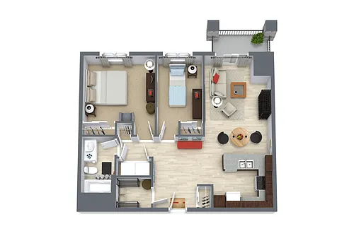 Floor plan 1041-105