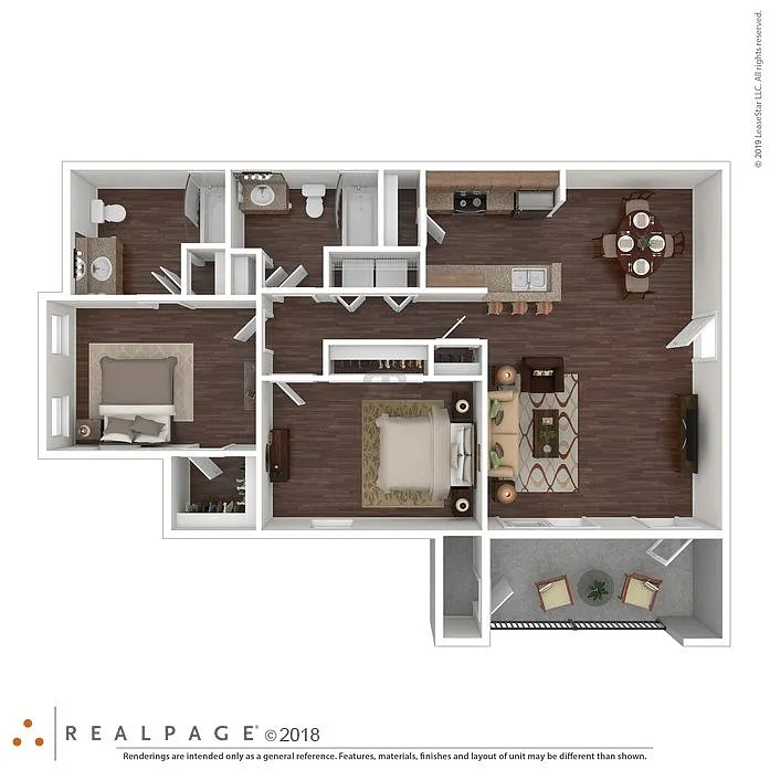 Floor plan 2 Bedroom