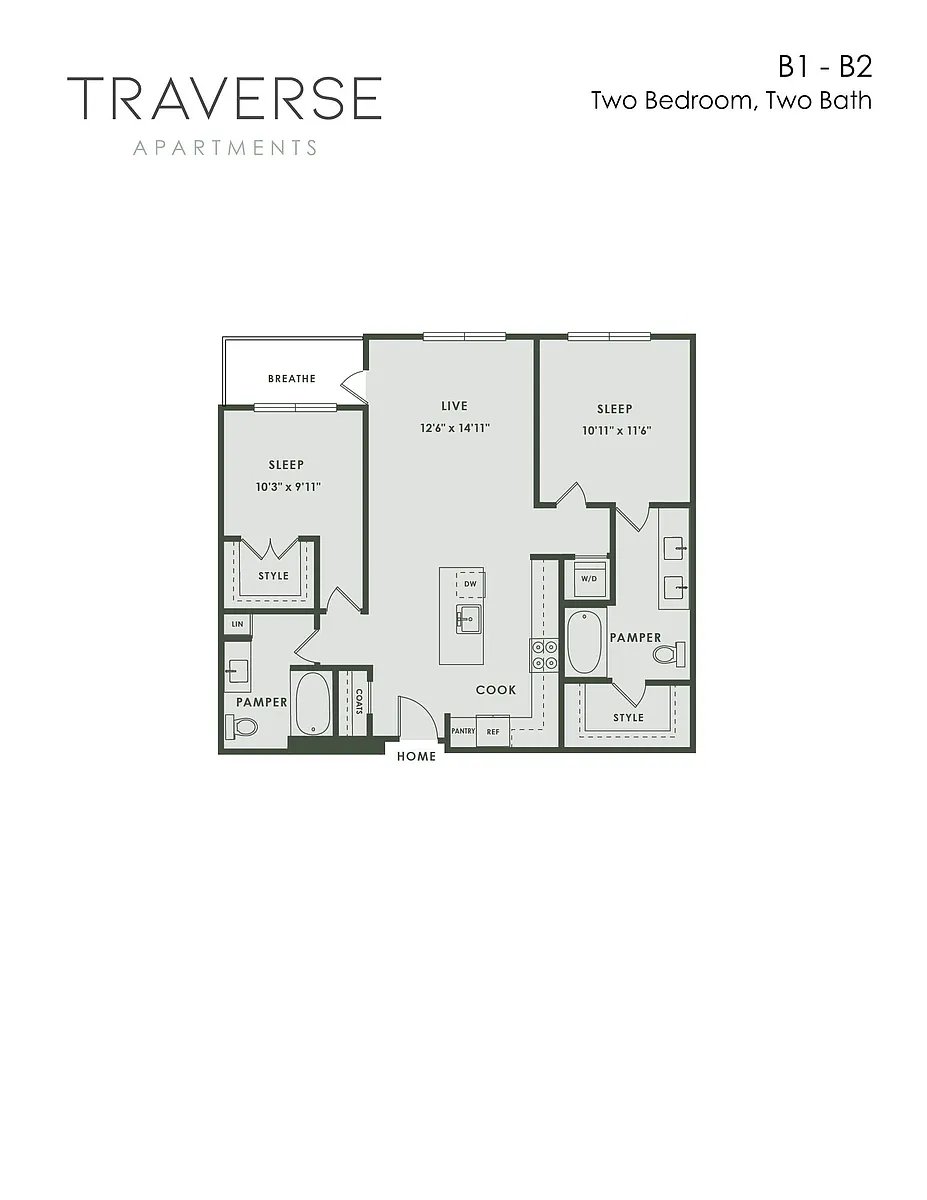 Floor plan B1