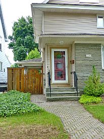 Covered Side Entrance @ Left