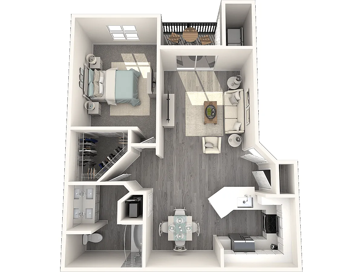 Floor plan 1X1