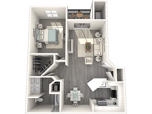 Floor plan 1X1