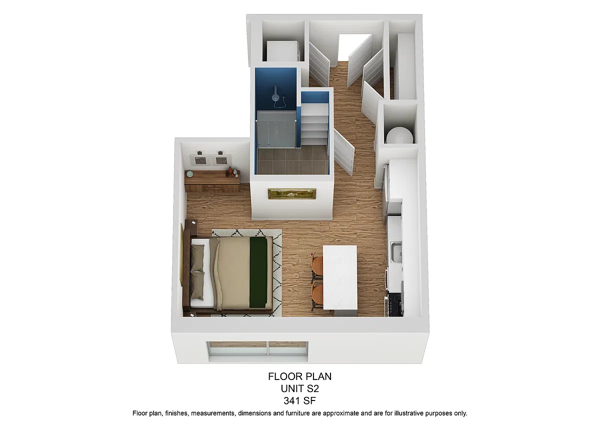 Floor plan 0 BR-S2