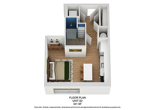 Floor plan 0 BR-S2