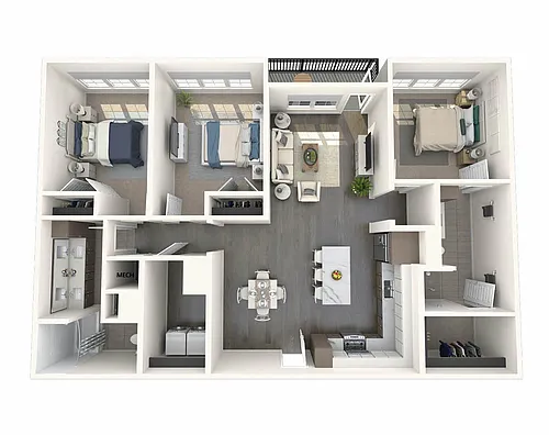 Floor plan C3 Ansi