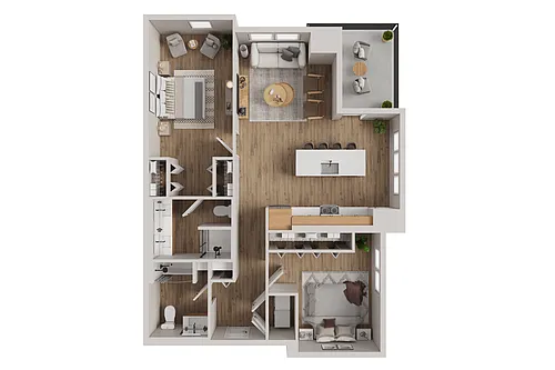 Floor plan Oak Leaf