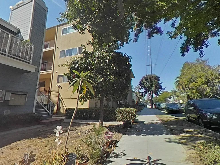 View down the street
