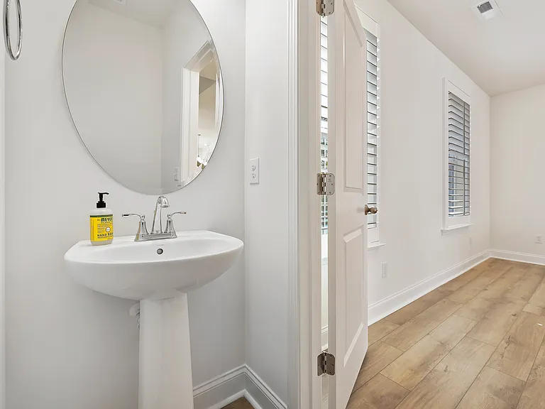 main floor half bath