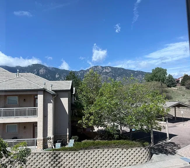 Mountain Views from 2nd bedroom and balcony.