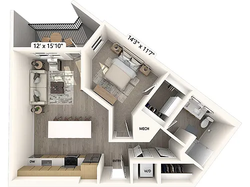 Floor plan A8a