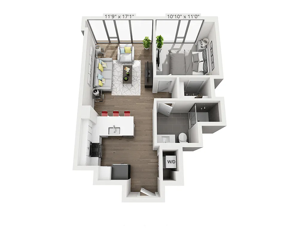 Floor plan A1B