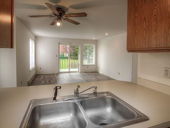 Clean unit. New linoleum in kitchen.