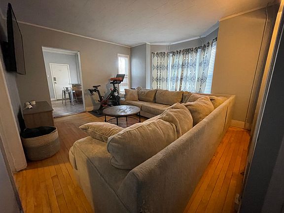 Large Living room into Kitchen