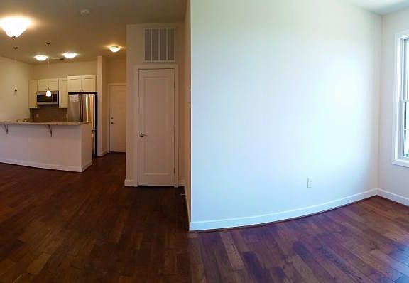 Living room and dining room