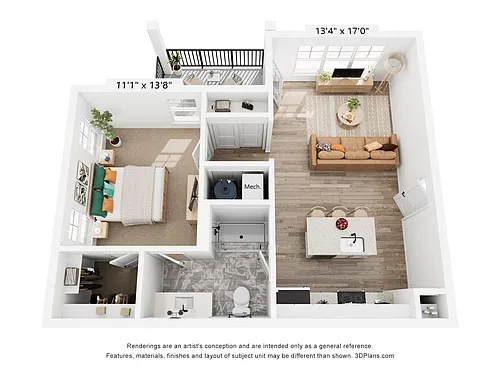 Floor plan The Zinc