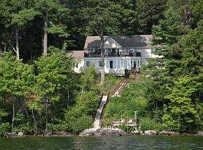 from the lake