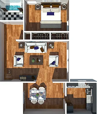 Jefferson 1 bedroom Jefferson 1 bedroom