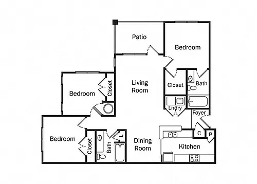 Floor plan Ellington