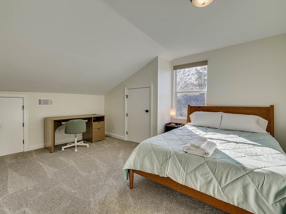 Bedroom desk and nightstand