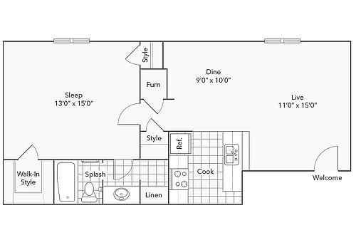 Floor plan A1