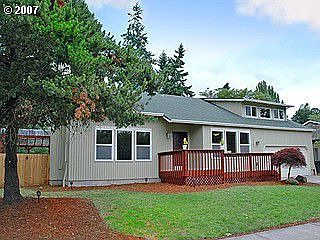 Landscaped front yard