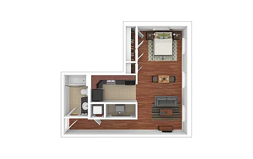 Floor plan S1 - Renovated