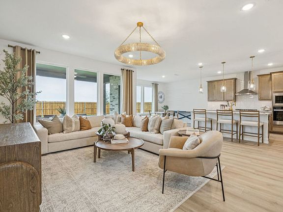 Open-concept throughout main living areas